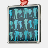 Patterned Pajama Party Metalen Ornament (Links)