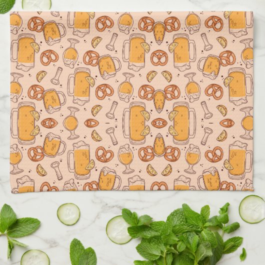 Patterned picnic blanket featuring theedoek (Gevouwen)