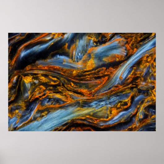 Patterned Pietersite Poster (Voorkant)