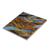 Patterned Pietersite Tegeltje (Zijkant)