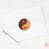 Patterned Yin Yang Gold Ronde Sticker (Envelop)