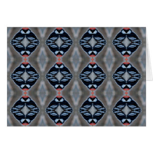 Patternized Male Downy Woodpecker