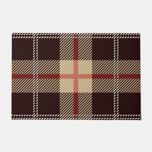 Patternl Stylish Scottish Geometric Deurmat (Voorkant)
