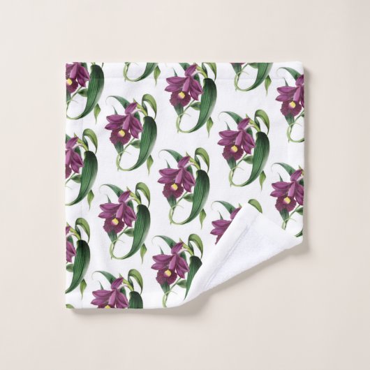 Patterns de Purple Orchid (Gant de toilette)