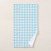 Patters de Light Blue Gingham (Serviette à main)