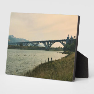 Patterson Bridge, Gold Beach, Oregon Fotoplaat