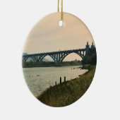 Patterson Bridge, Gold Beach, Oregon Keramisch Ornament (Rechts)