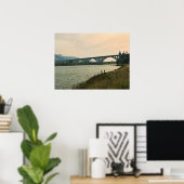 Patterson Bridge, Gold Beach, Oregon Poster (Thuiskantoor)