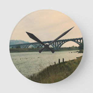 Patterson Bridge, Gold Beach, Oregon Ronde Klok