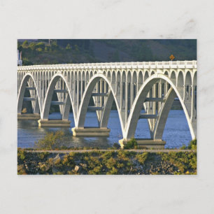 Patterson Memorial Bridge snelweg 101 over Briefkaart