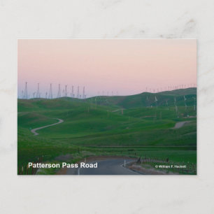 Patterson Pass Road California Producten Briefkaart
