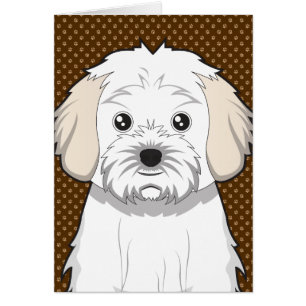 Pattes de bande dessinée de chien de Cavachon