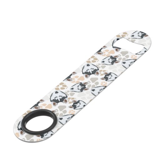 Pattes de chien de motif enrouées (Devant angulaire)