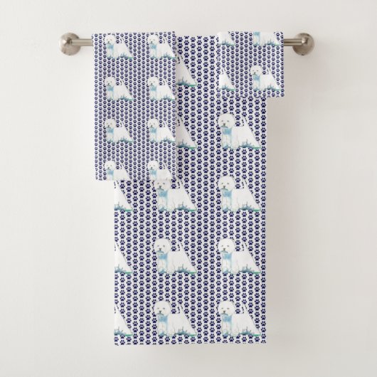 Pattes des montagnes occidentales de serviette de (En situation)