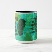 Pattes d'ours gris - 15 onces. Tasse combinée (Centre)