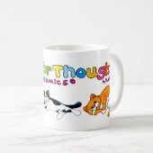 Pattes Pour Thought Comics Caractère Mug (Devant droit)