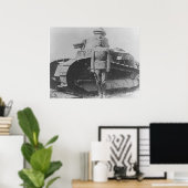 Patton de Tank Commandant Poster (Thuiskantoor)