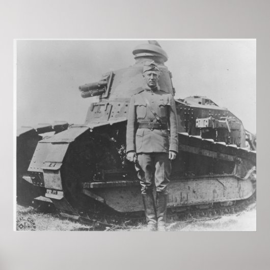 Patton de Tank Commandant Poster (Voorkant)