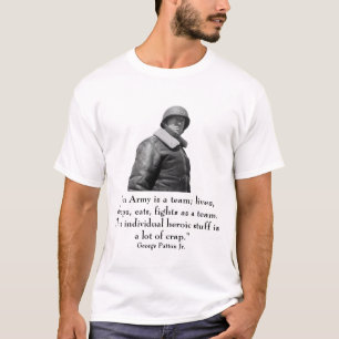 Patton en quote t-shirt