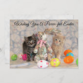 Patton et Buffington's Easter Bunny - Carte plate (Devant / Derrière)