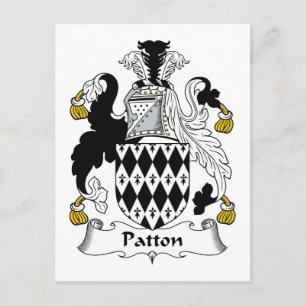 Patton Family Crest Briefkaart