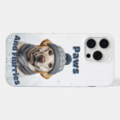 Pattounes & Flocons - Design Chien Hiver (Verso Horizontal)