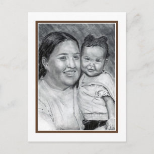 Patty en Baby Briefkaart