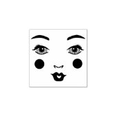 Patty Post Doll Face Rubberstempel (Afrduk)