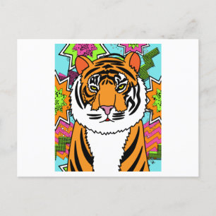 Patty Tiger Wild Animals Briefkaart
