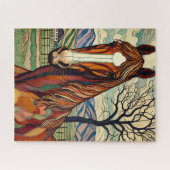 Pâturage Cheval 500 Piece Puzzle (Horizontal)