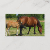 Pâturage de la carte d'affaire de famille de (Dos)