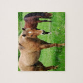 Pâturage du puzzle de chevaux (Vertical)