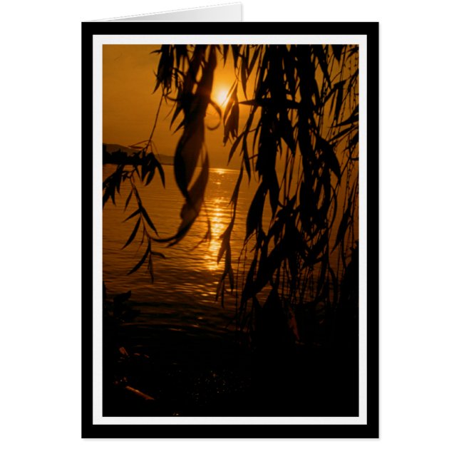 Pâture funéraire avec carte du coucher du soleil (Devant)