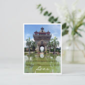 Patuxai-poort Vientiane Briefkaart (Staand voorkant)