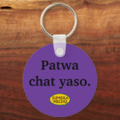 Patwa chat yaso sleutelhanger (Voorkant)