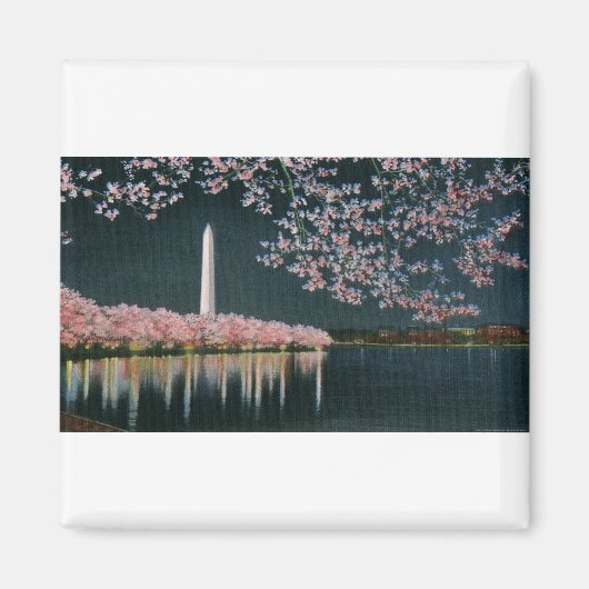 PAU42 Washington bij Night.tif Magneet (Voorkant)