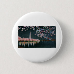 PAU42 Washington bij Night.tif Ronde Button 5,7 Cm