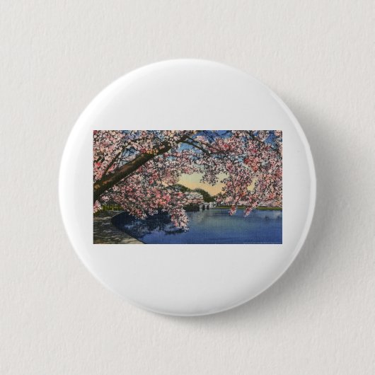 PAU43 Tidal Basin.tif Ronde Button 5,7 Cm (Voorkant)