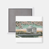 PAU48 Jefferson Memorial 2.tif Magneet (Voorkant / Achterkant)