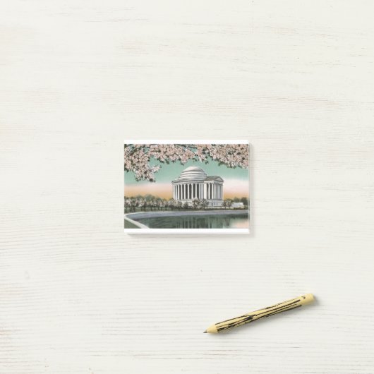 PAU48 Jefferson Memorial 2.tif Post-it® Notes (Op bureau)