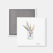 PAU50 Pencils 1.tif Magneet (Voorkant / Achterkant)