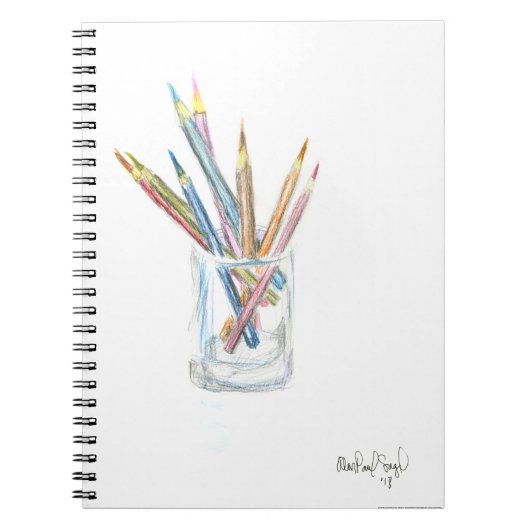 PAU50 Pencils 1.tif Notitieboek (Voorkant)