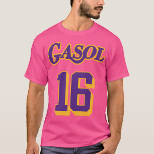 Pau Gasol Gepensioneerde Jersey Tribute T-shirt