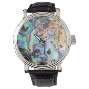 Paua abalone mooie kiwiana shell horloge