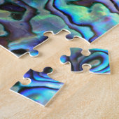 Paua abalone shell detail legpuzzel (Zijkant)
