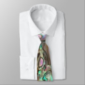 Paua Shell Abalone cravate naturel (Attaché)