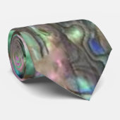 Paua Shell Abalone cravate naturel (Roulé)