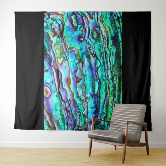Paua Shell Abalone Tapestry Wandkleed (In Situ (horizontaal))