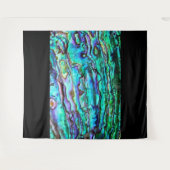 Paua Shell Abalone Tapestry Wandkleed (Voorkant (horizontaal))