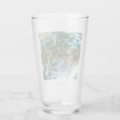 Paua Zwart Abalone Shell regenboog kleuren Glas (Achterkant)